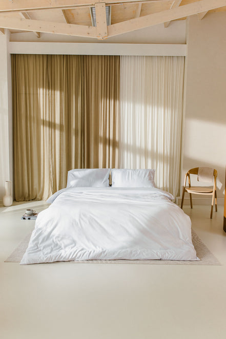 Néarr dekbedovertrek wit