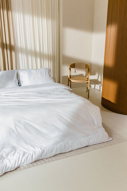 Néarr dekbedovertrek wit