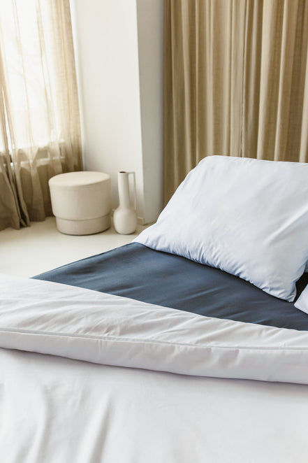 Néarr dekbedovertrek wit