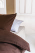 Egyptisch katoenen beddengoed in chocolate brown met luxe en warme uitstraling